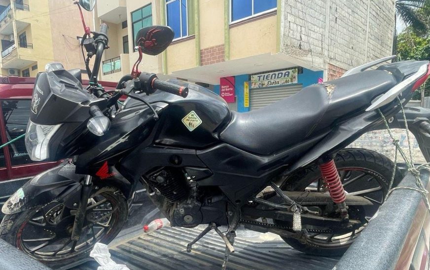 Pasaje: Recuperan motocicleta robada y detienen a sospechoso